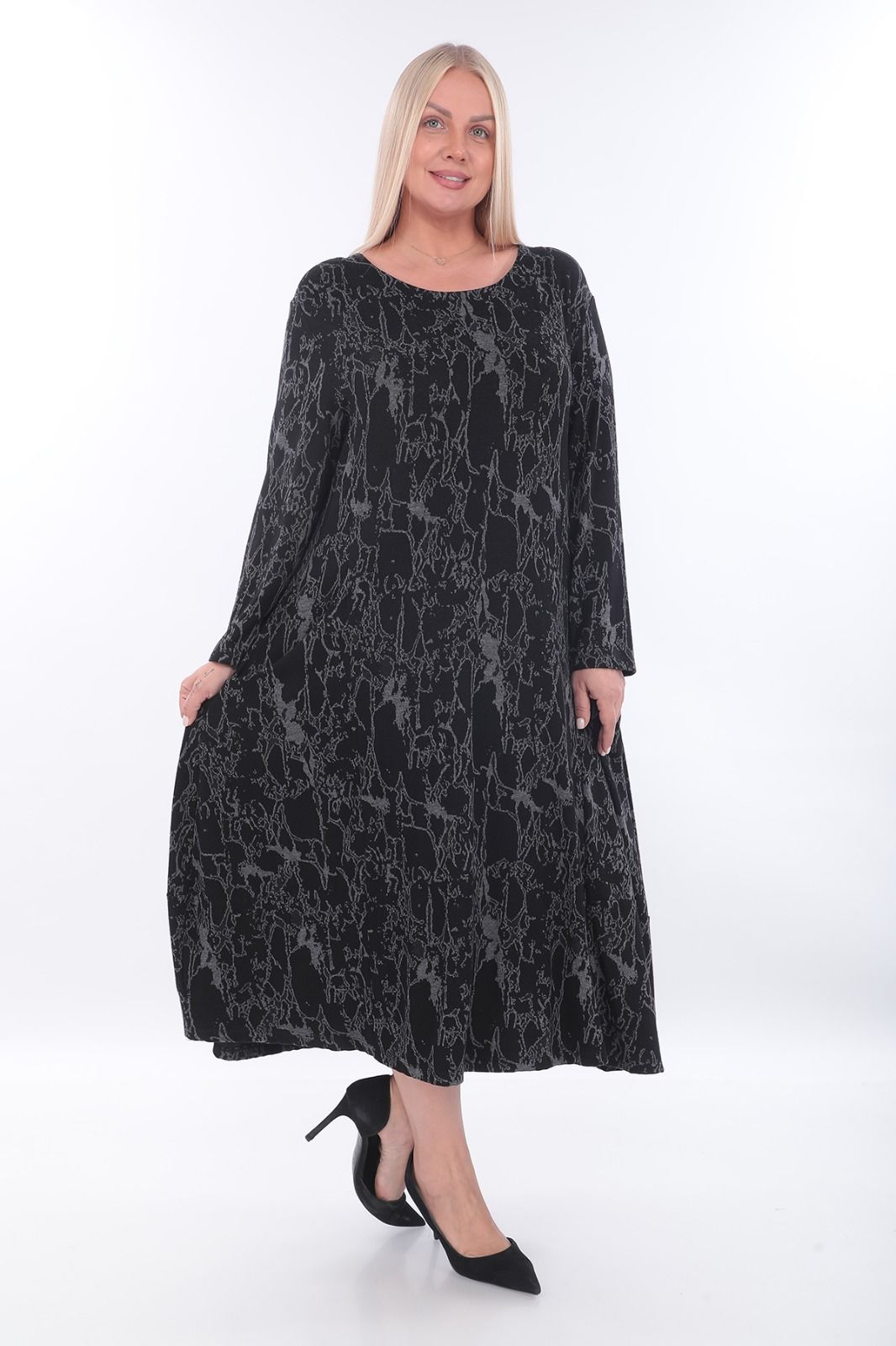 Kadın Büyük Beden Elbise 22957
