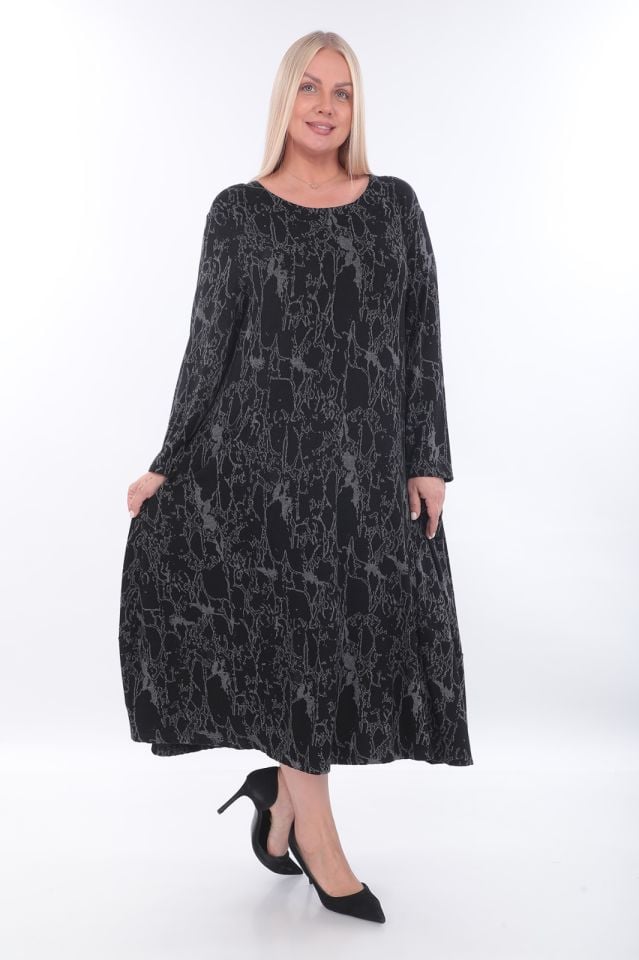 Kadın Büyük Beden Elbise 22957