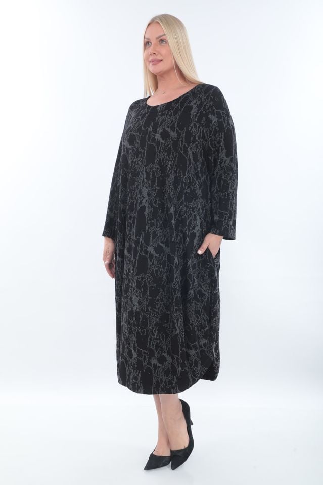 Kadın Büyük Beden Elbise 22957